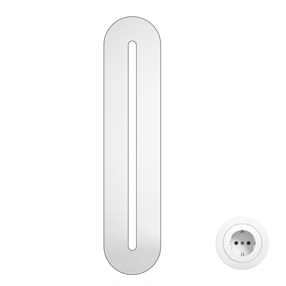 Elektrischer Design-Heizkörper HITI, Radiator weiß von Antrax Elektrischer Design-Heizkörper HITI, Radiator weiß