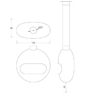 Antrax Feuerstelle / Kamin BUBBLE