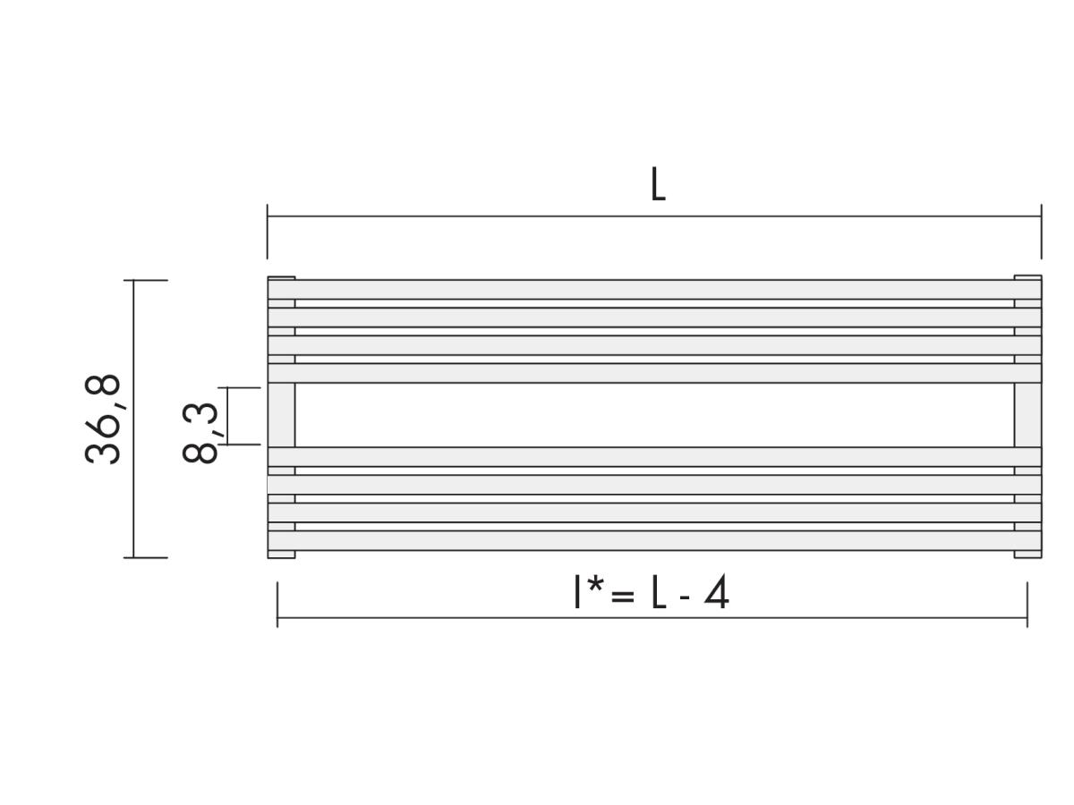 Antrax Design-Heizkrper BDO 25