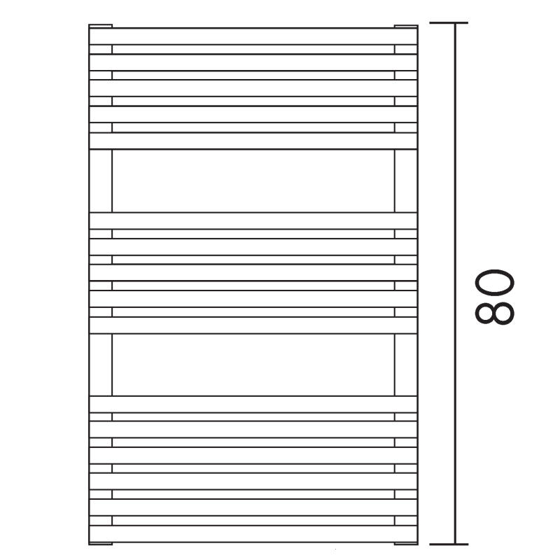 Antrax Design-Heizkrper BD 25, 80 cm hoch