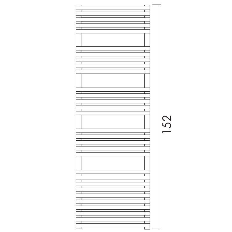 Antrax Design-Heizkrper BD 25, 152 cm hoch