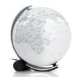 Leuchtglobus New World Q-BALL Ø 30 cm Aluminium/weiß