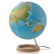 Doppelbild Globus Full Circle R beleuchtet, Marke Atmosphere, Designer Atmosphere Globus