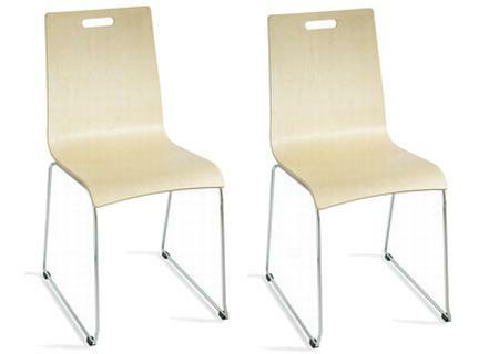 Easy Chair Stapelstuhl 2.St�ck Birke natur