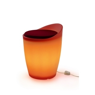 Otto Leuchthocker Indoor orange