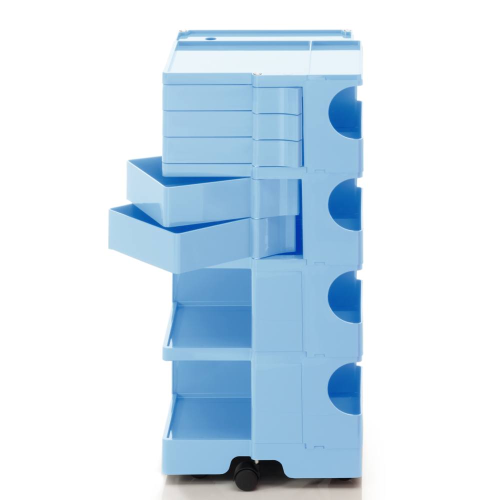 BOBY L Rollcontainer B45U, H 95 cm, bonnie blue von B-LINE BOBY L Rollcontainer B45U, H 95 cm, bonnie blue