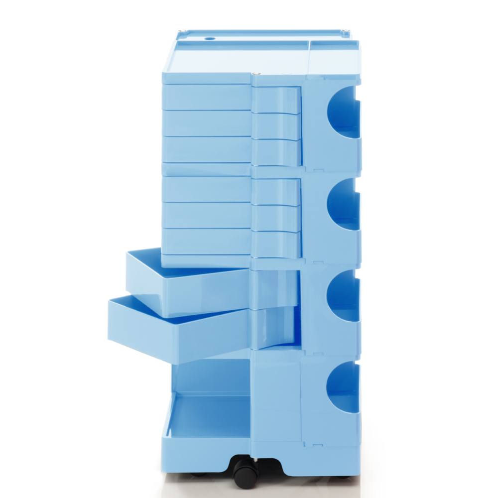 BOBY L Rollcontainer B48U, H 95 cm, bonnie blue von B-LINE BOBY L Rollcontainer B48U, H 95 cm, bonnie blue