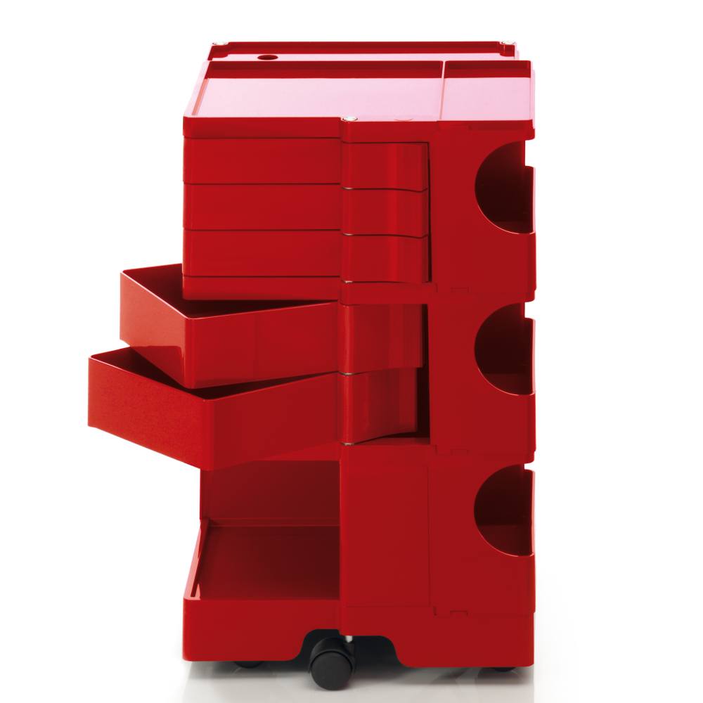 BOBY M Rollcontainer B35R, H 74 cm, rot