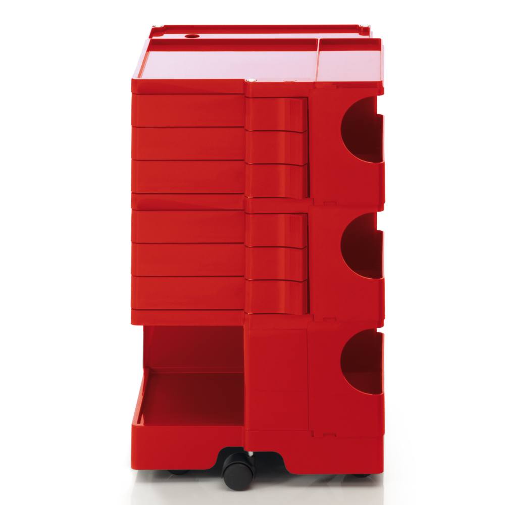 BOBY M Rollcontainer B36R, H 74 cm, rot