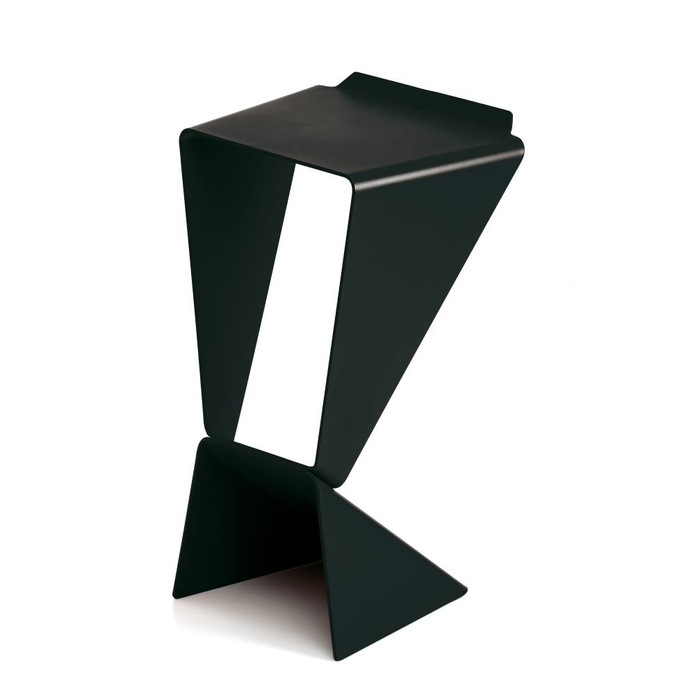 ICON Barhocker Aluminium schwarz von B-LINE ICON Barhocker Aluminium schwarz