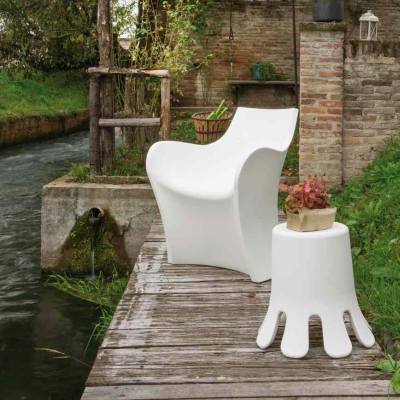 Woopy Stuhl mit SPLASH Hocker von B-LINE Woopy Stuhl mit SPLASH Hocker