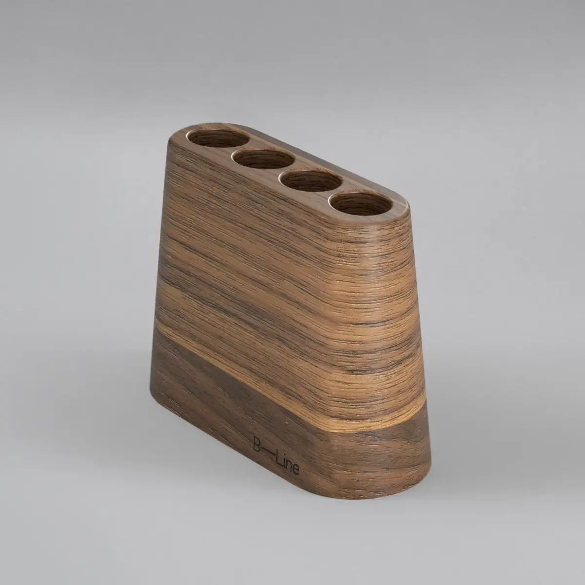 Aki Jr Stiftehalter dunkles-Holz