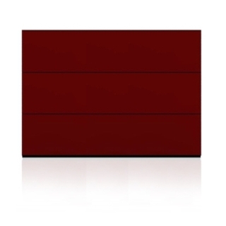 BRIX Schubladenkonsole X3 hochglänzend lackiert rot von Bensen BRIX Schubladenkonsole X3 hochglänzend lackiert rot