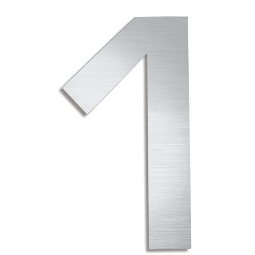 SIGNO Hausnummer 1 Edelstahl matt von Blomus SIGNO Hausnummer 1 Edelstahl matt