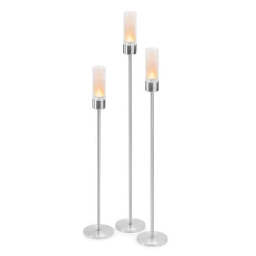 Faro Set 3 Windlichter mit Fuss