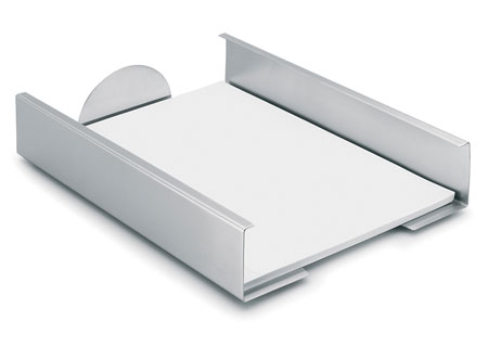 Akto Briefablage mit Papier von Blomus Akto Briefablage mit Papier