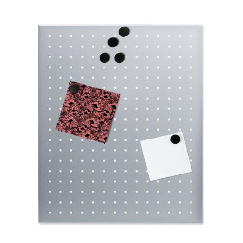 MURO Magnettafel gelocht 50 x 40 cm, Edelstahl gelocht von Blomus MURO Magnettafel gelocht 50 x 40 cm, Edelstahl gelocht