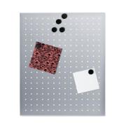 MURO Magnettafel gelocht 50 x 40 cm, Edelstahl gelocht MURO Magnettafel gelocht 50 x 40 cm, Edelstahl gelocht