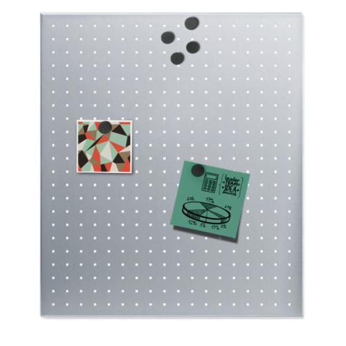 MURO Magnettafel gelocht 60 x 50 cm, Edelstahl gelocht von Blomus MURO Magnettafel gelocht 60 x 50 cm, Edelstahl gelocht