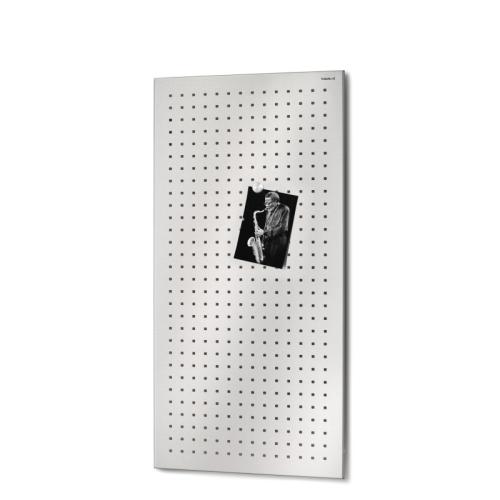 MURO Magnettafel gelocht 80 x 40 cm, Edelstahl gelocht von Blomus MURO Magnettafel gelocht 80 x 40 cm, Edelstahl gelocht