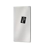 MURO Magnettafel gelocht 80 x 40 cm, Edelstahl gelocht MURO Magnettafel gelocht 80 x 40 cm, Edelstahl gelocht