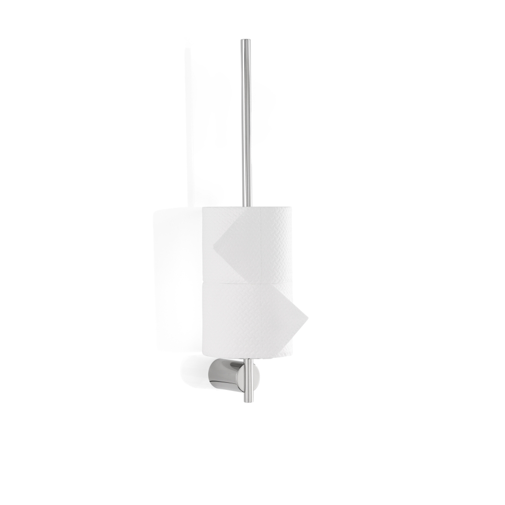 DUO WC-Rollenhalter vertikal, Edelstahl poliert