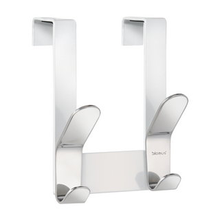 VENEA Türgarderobe silberfarben, 2 Haken von Blomus VENEA Türgarderobe silberfarben, 2 Haken