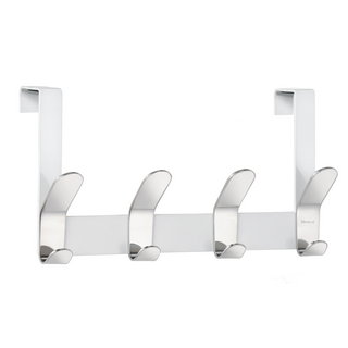 VENEA Türgarderobe silberfarben, 4 Haken von Blomus VENEA Türgarderobe silberfarben, 4 Haken