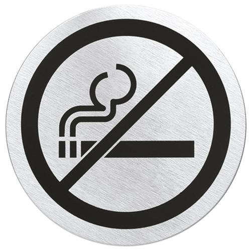 SIGNO Türschild Rauchverbot, Edelstahl matt, 68149 von Blomus SIGNO Türschild Rauchverbot, Edelstahl matt, 68149