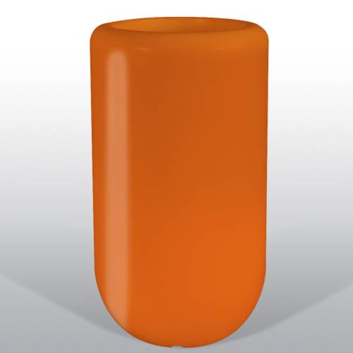 Bloom Pill beleuchtete Vase 70 cm orange