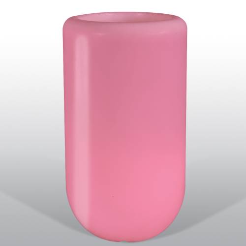 Bloom Pill beleuchtete Vase 70 cm rose