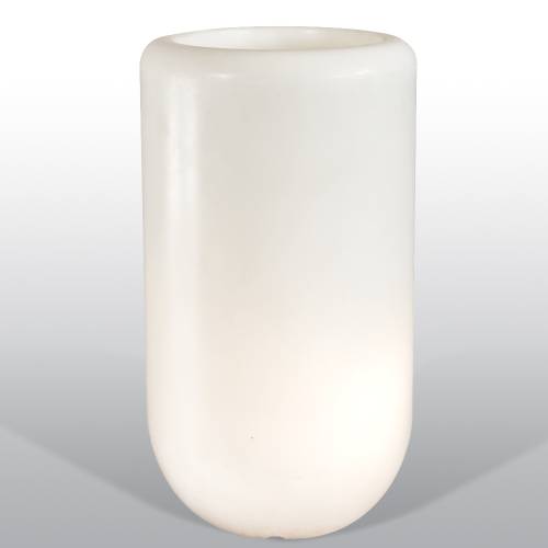 Bloom Pill beleuchtete Vase 90 cm wei