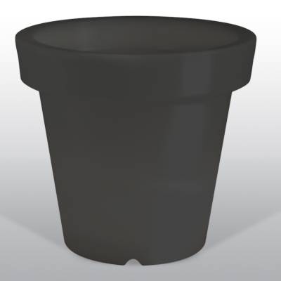 Bloom POT 60 cm,  66 cm, unbeleuchtet, schwarz