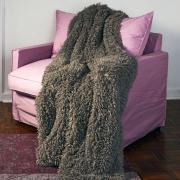 CARMA Plaid Tibetlamm grey CARMA Plaid Tibetlamm grey