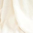 CARMA Plaid Strickkanin white 140x180 cm ohne Fransen
