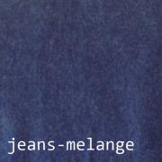 CARMA Plaid Uni Wolle/Kaschmir jeans-melange 135x190 cm mit Fransen