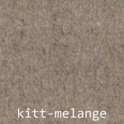 CARMA Plaid Uni Wolle/Kaschmir kitt-melange 135x190 cm mit Fransen