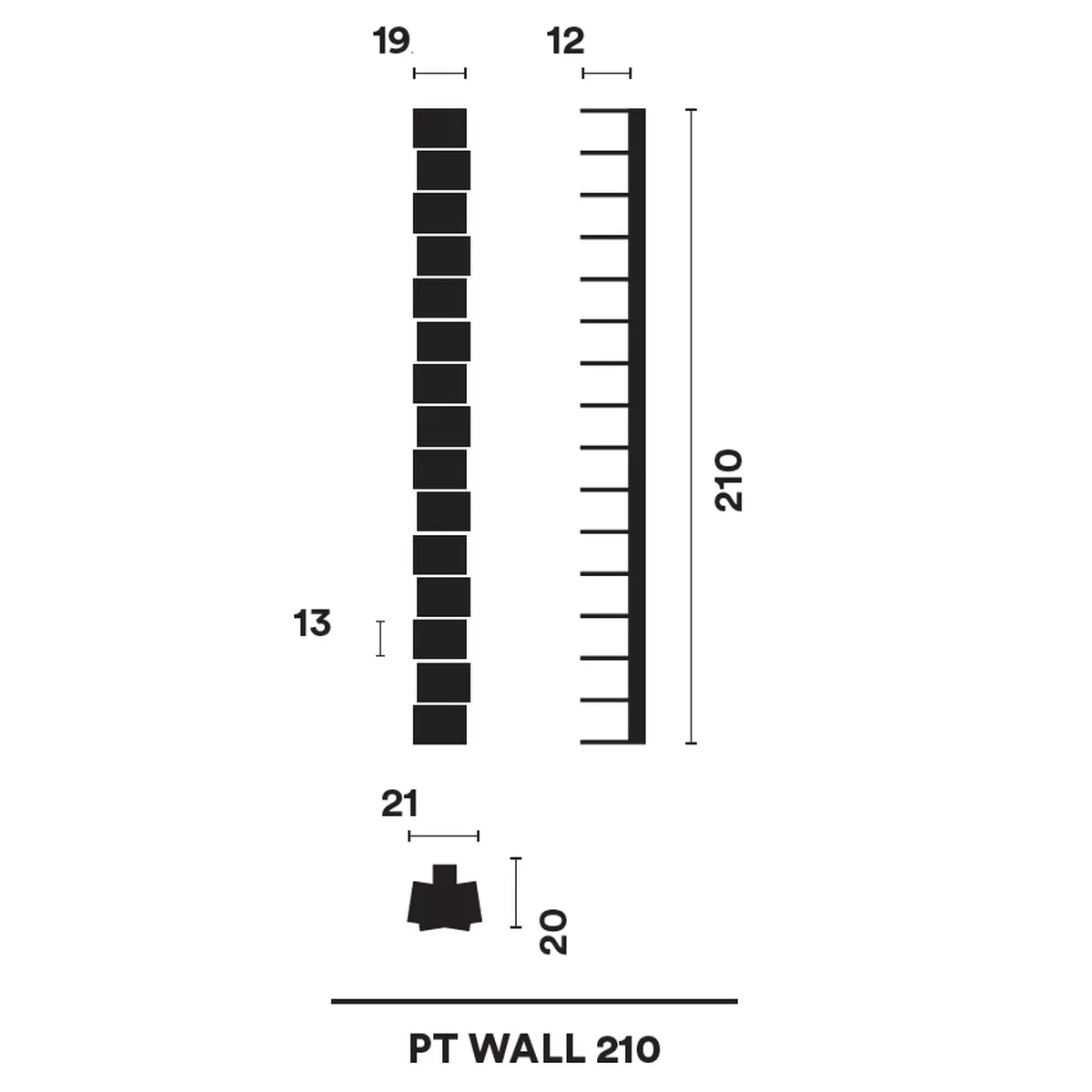 PTOLOMEO WALL 210cm Wandregal Technische Daten von OpinionCIATTI PTOLOMEO WALL 210cm Wandregal Technische Daten