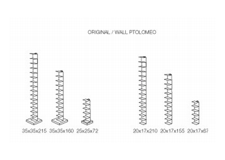 PTOLOMEO WALL Wandregal - bersicht