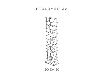 PTOLOMEO X2 Regal freistehend - Technische Daten