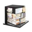 PTOLOMEO X4 Short Bcherregal schwarz / Fu Edelstahl