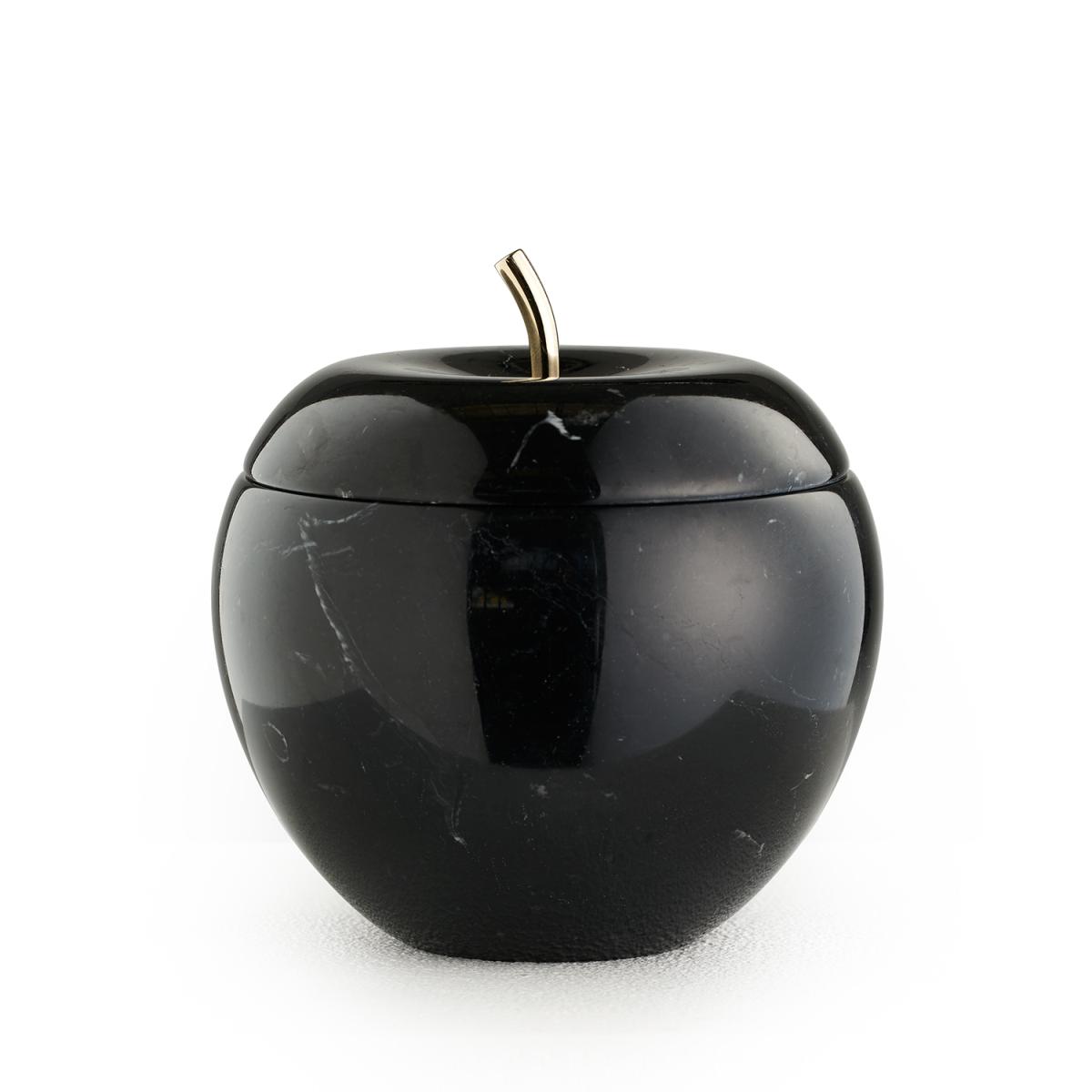 Snow White Marmordose schwarzer Marquina Marmor, 24K gold von OpinionCIATTI Snow White Marmordose schwarzer Marquina Marmor, 24K gold