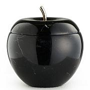 Snow White Marmordose schwarzer Marquina Marmor, 24K gold Snow White Marmordose schwarzer Marquina Marmor, 24K gold