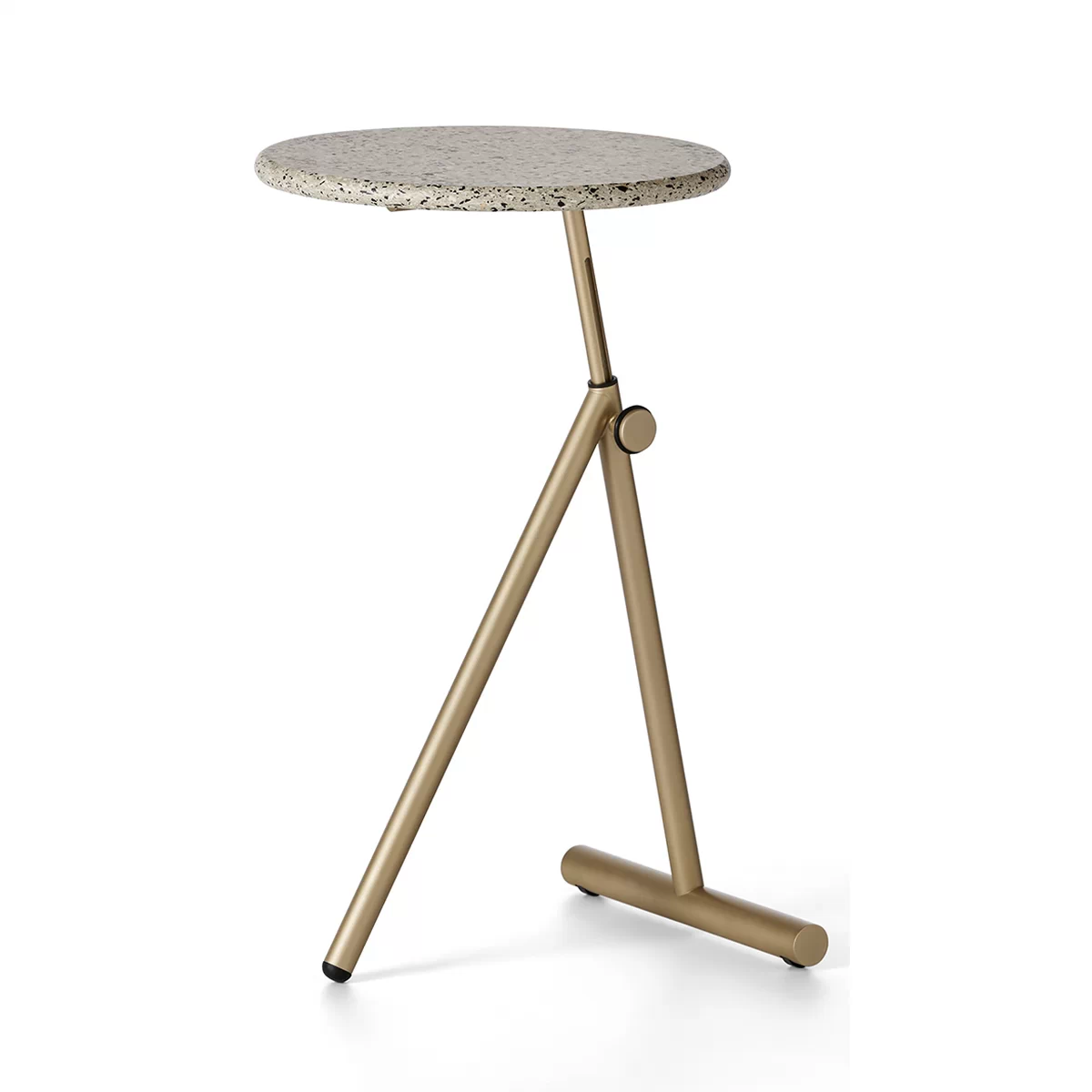 KOJI Design Beistelltisch aus Recyclingmaterial in metallischem Gold eco von OpinionCIATTI KOJI Design Beistelltisch aus Recyclingmaterial in metallischem Gold eco