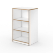 ALWIN Cabinets Regal offen in weiß