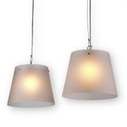 GIGANT Pendelleuchte 2 Glaszylinder satiniert GIGANT Pendelleuchte 2 Glaszylinder satiniert