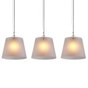 GIGANT Pendelleuchte 3 Glaszylinder satiniert GIGANT Pendelleuchte 3 Glaszylinder satiniert