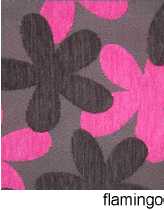 POUFF Sitzhocker Flower - Flamingo