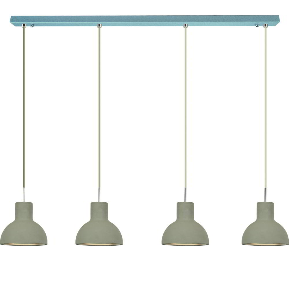 BELL Pendelleuchte Gre M, 143 cm, 4 Schirme Beton