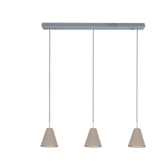 Cup 3er Pendelleuchte aus Beton